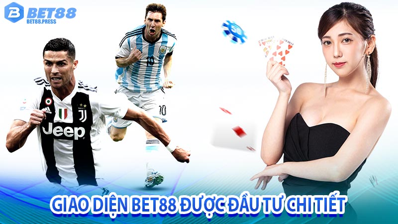 Giới thiệu bet88 có giao diện được đầu tư chi tiết